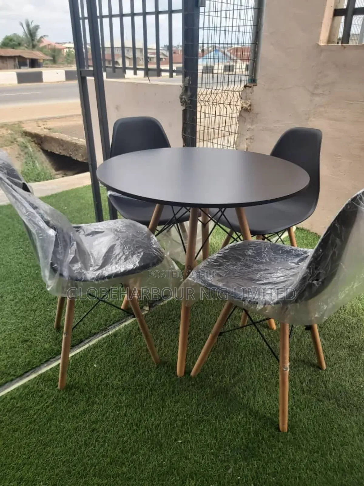 Metallic Four Seater Dinning Set