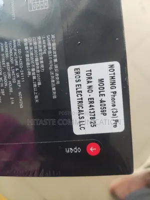 New Nothing Phone 3a Pro 256 GB Black