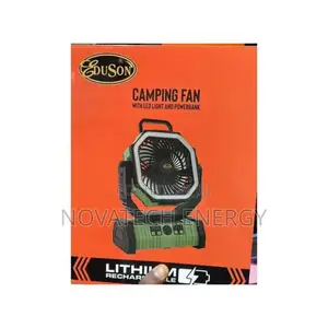 Camping Fan With Light and 20,000 Mah Power Bank