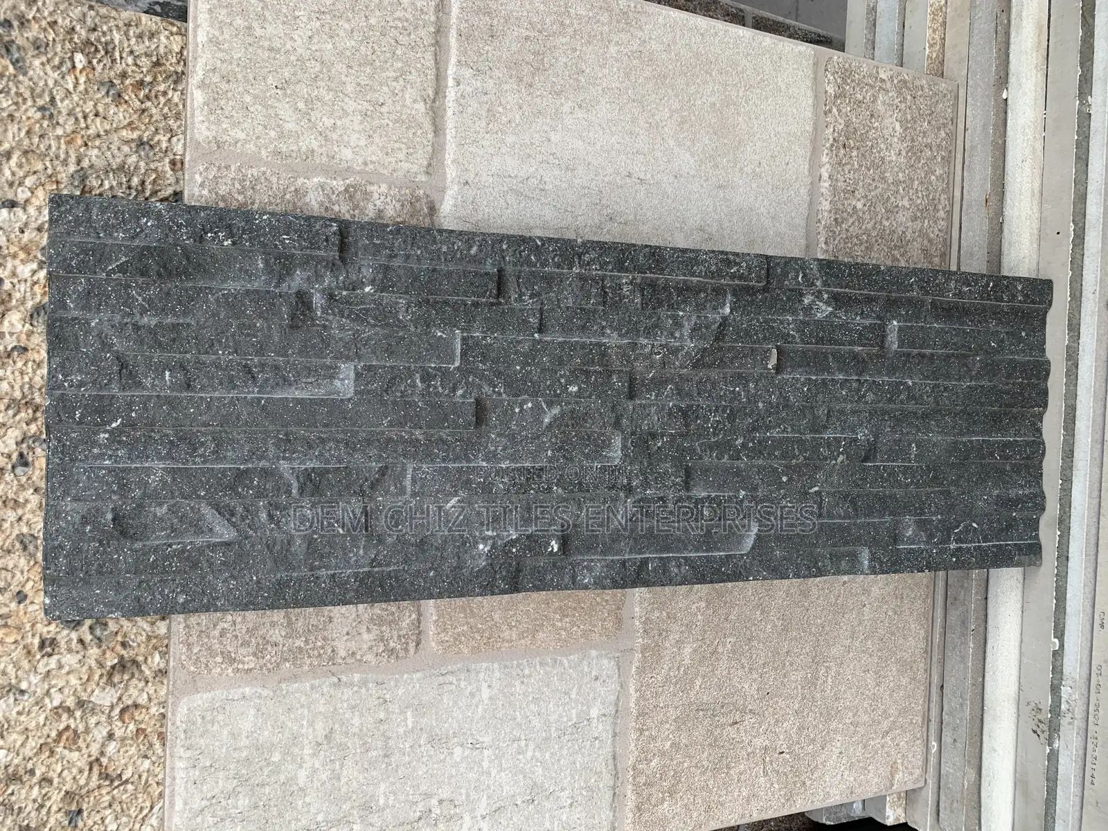 Black Outside Stone Tiles
