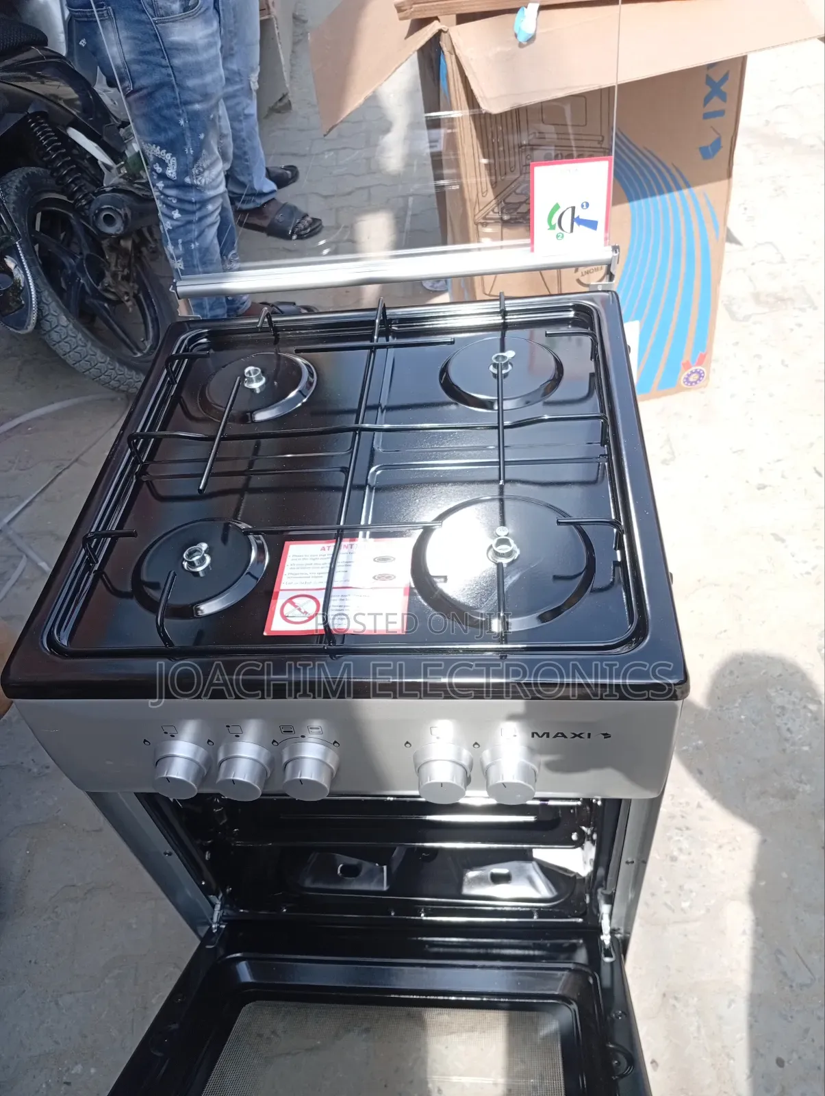 Max 4 Burners Gas Cooker