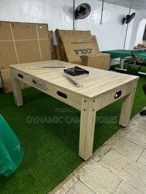 6ft 4 In 1 (Snooker, Airhockey, Table Tennis, Dining Table)