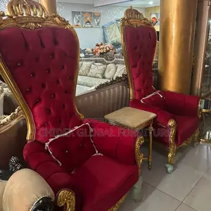 Royal Executive King and Queen Chairs and Table
