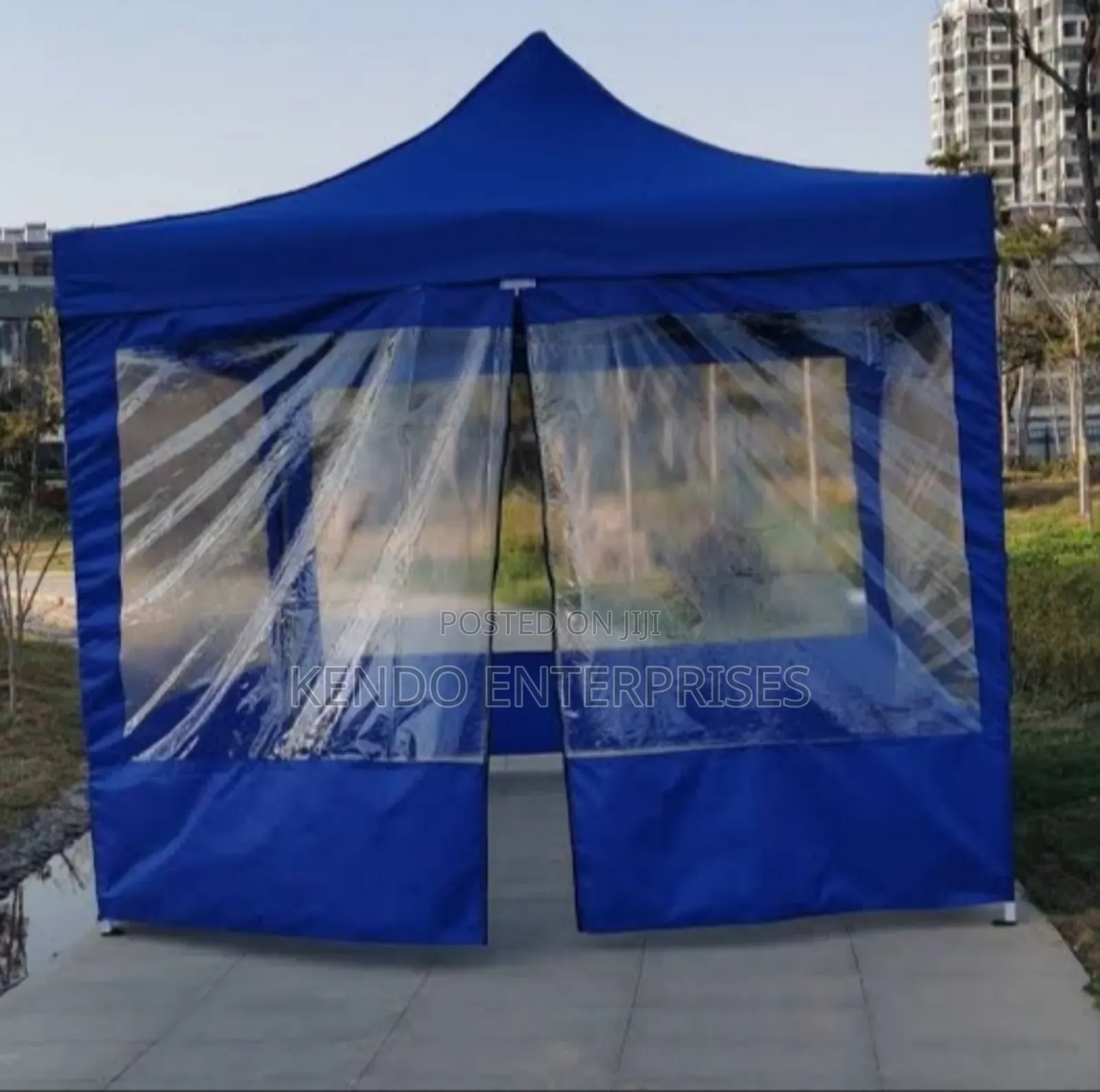Foldable Gazebo Canopy 10x10ft With 4 Side Covers