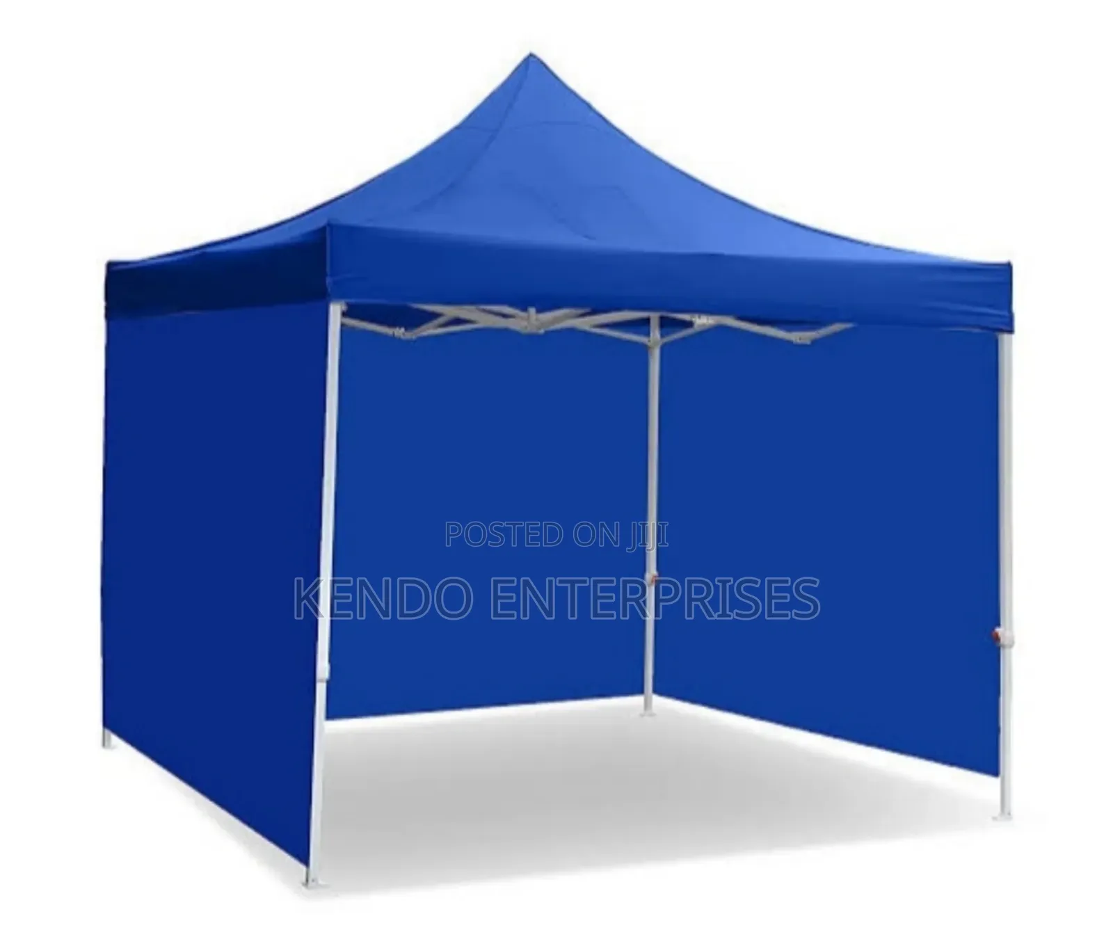 Foldable Canopy 10x10ft White Pole With 3 Side Covers