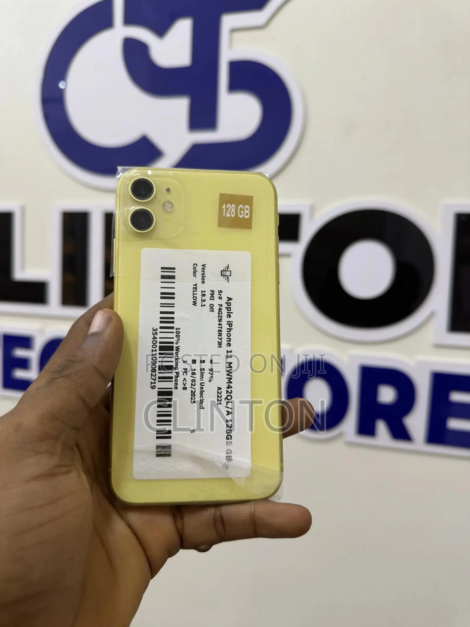 Apple iPhone 11 128 GB Yellow