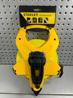 Stanley Powerwinder 100m Fiberglass Long Tape Measure