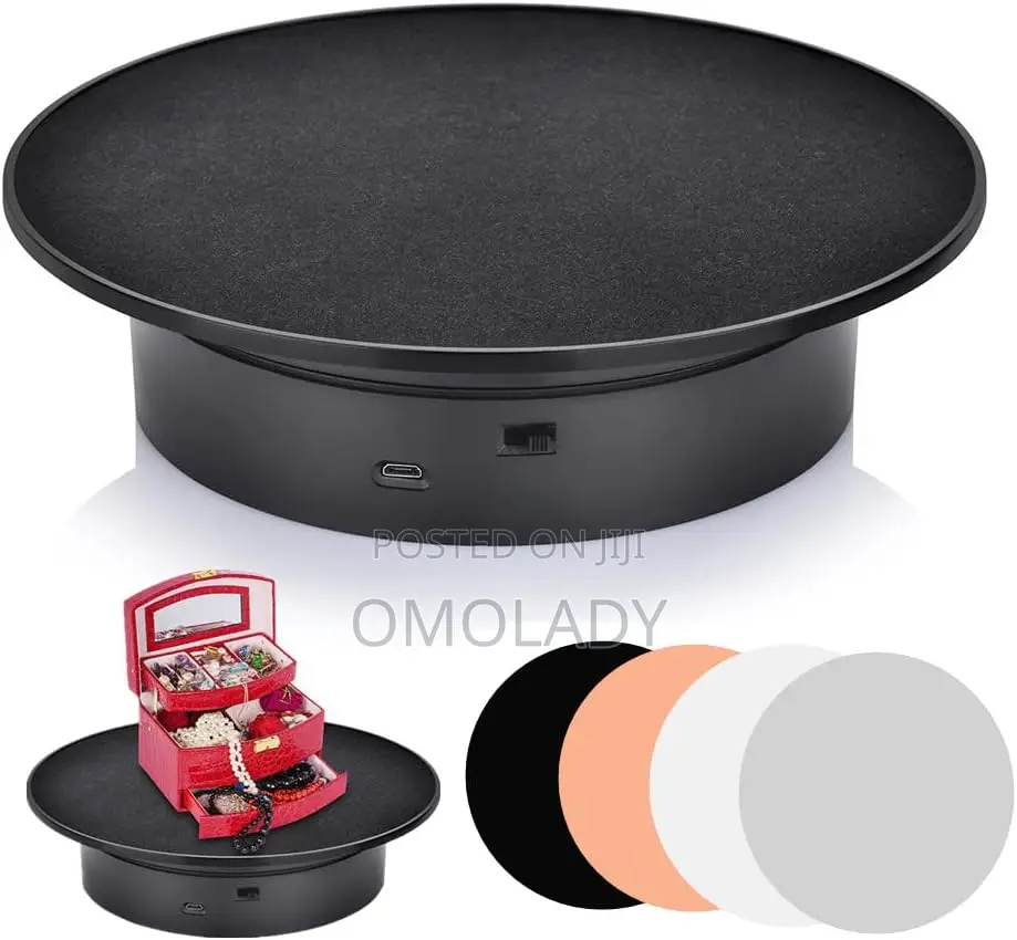 Usb/Battery Powered Motorized Rotating Display Stand -20cm