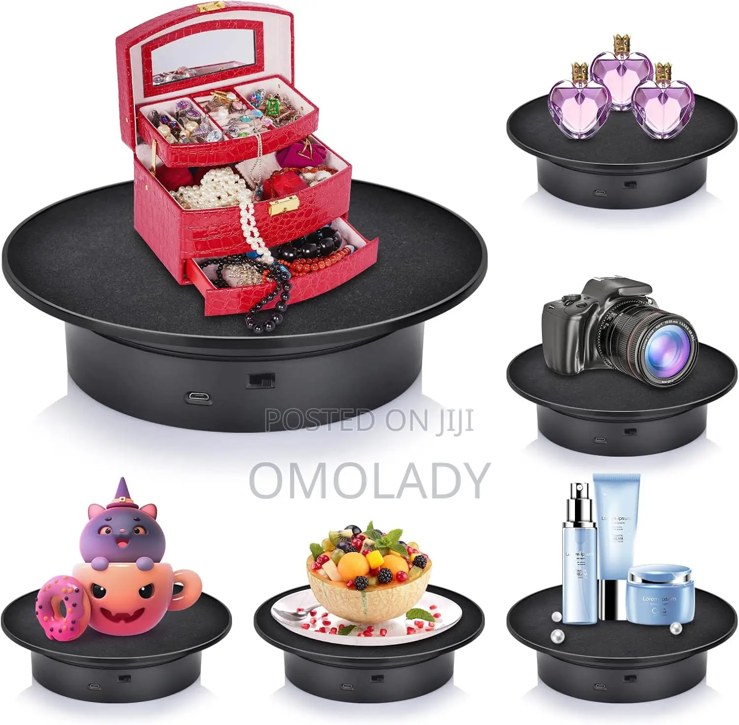 Usb/Battery Powered Motorized Rotating Display Stand -20cm