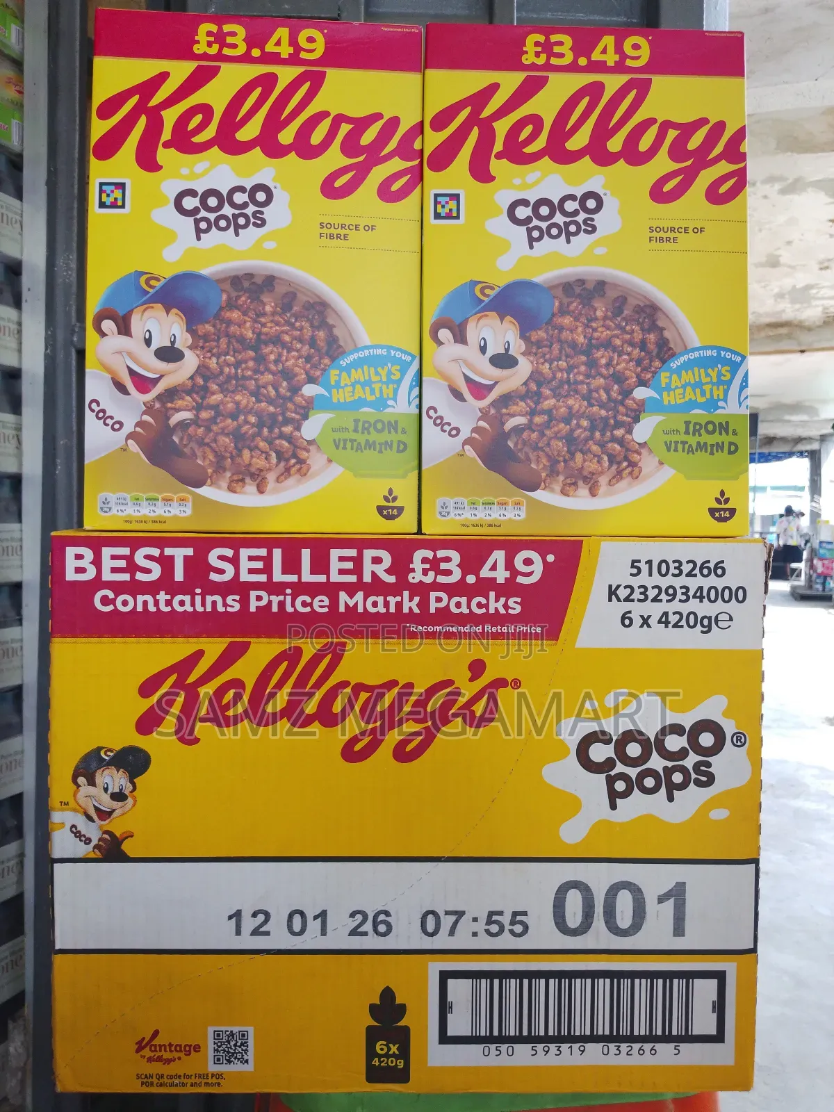 Kellogg's Coco Pops 6x420g