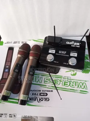 Original Professional Wireless Microphone 2in1 Glorik Gm-700