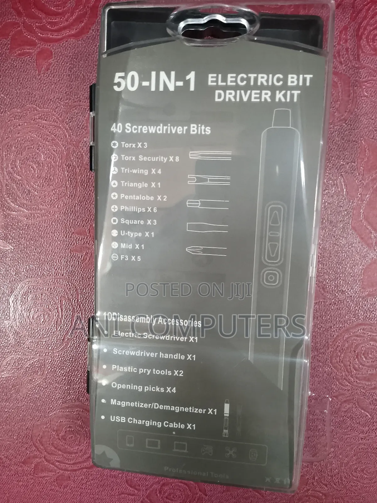 50-in-1 Electric Bit Driver Kit