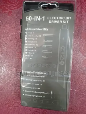 50-in-1 Electric Bit Driver Kit