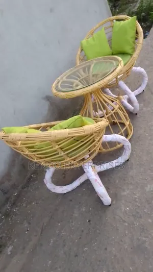 Me and You Rattan Chairs and Table