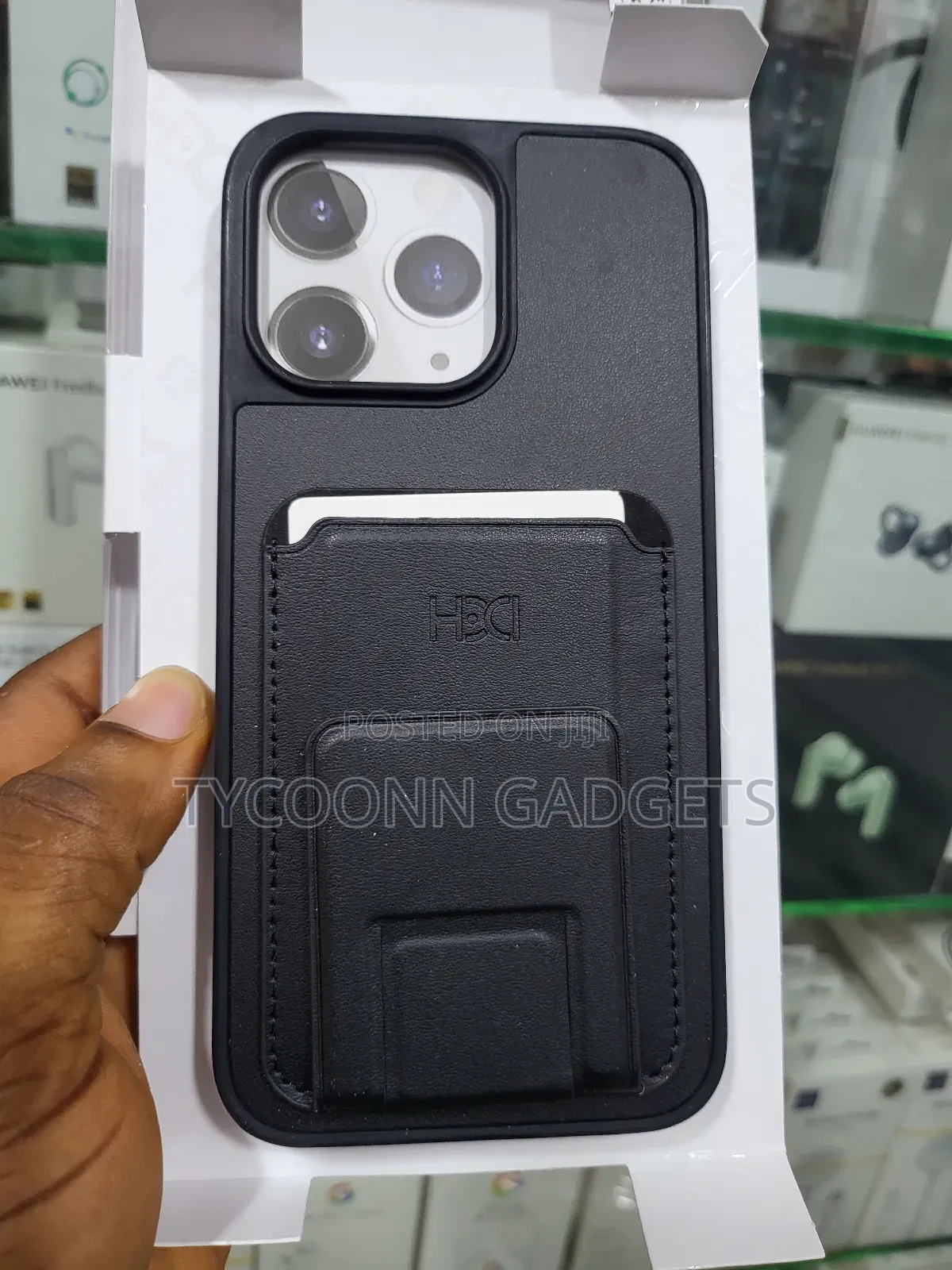 Leather Case With Card Holder for iPhone 14,15 Pro Max