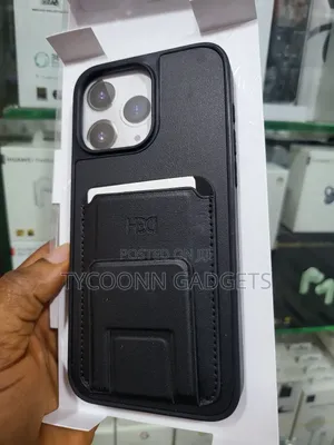 Leather Case With Card Holder for iPhone 14,15 Pro Max
