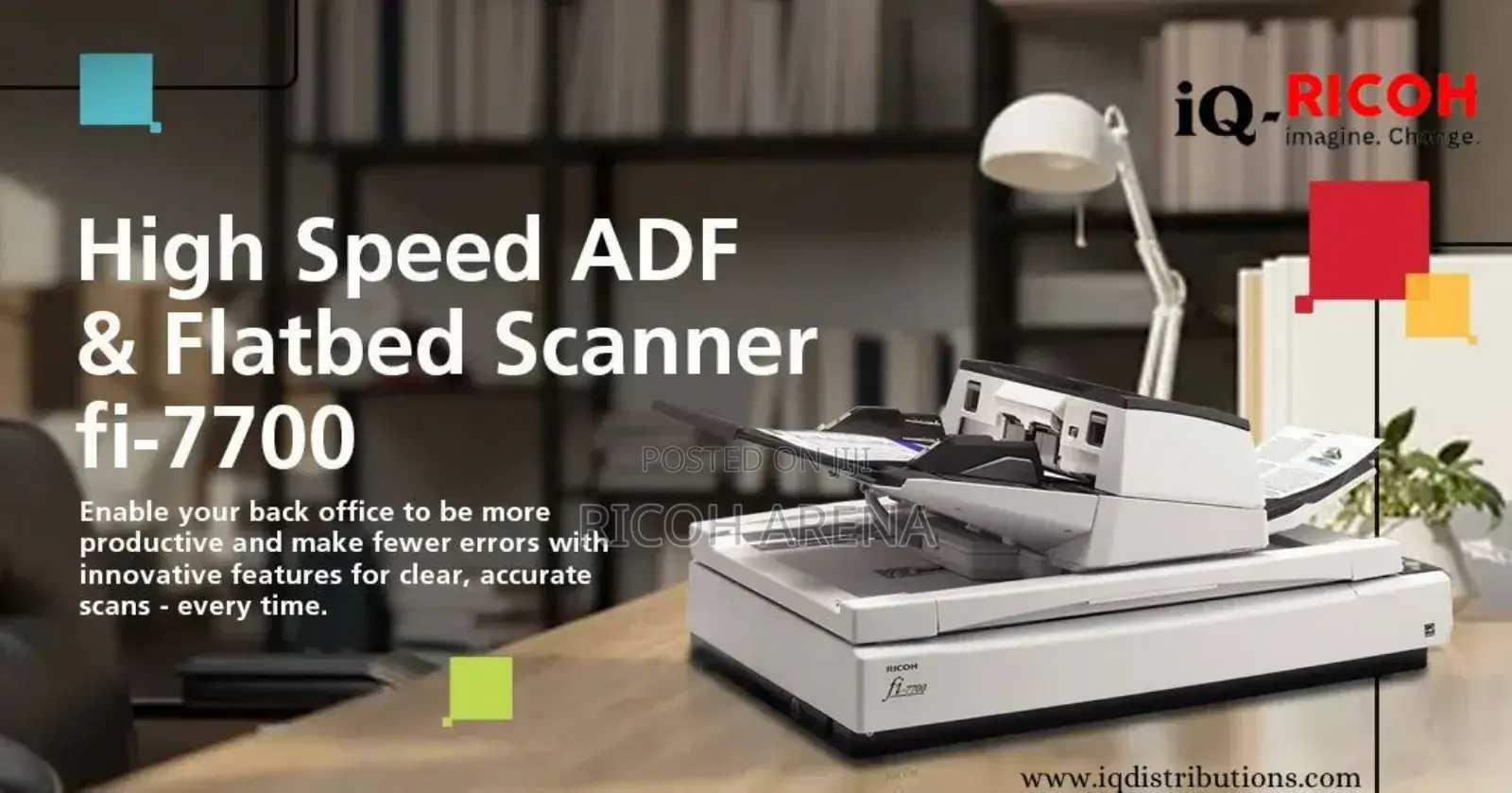 Fi-7700 A3 Flatbed/Adf Production Document Scanner