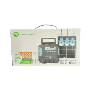 Dp Multifunctional Solar Kit 3bulbs With Mp3/Radio-12000mah
