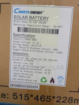 5kwh 51.2v Cworth Lithium Ion Battery