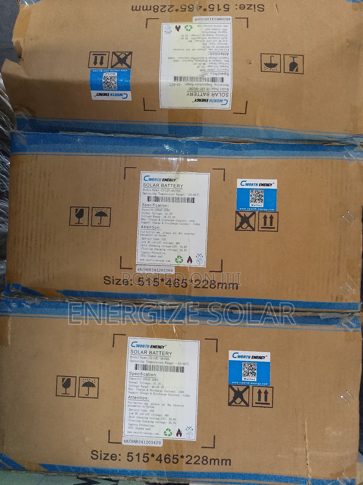 5kwh 51.2v Cworth Lithium Ion Battery