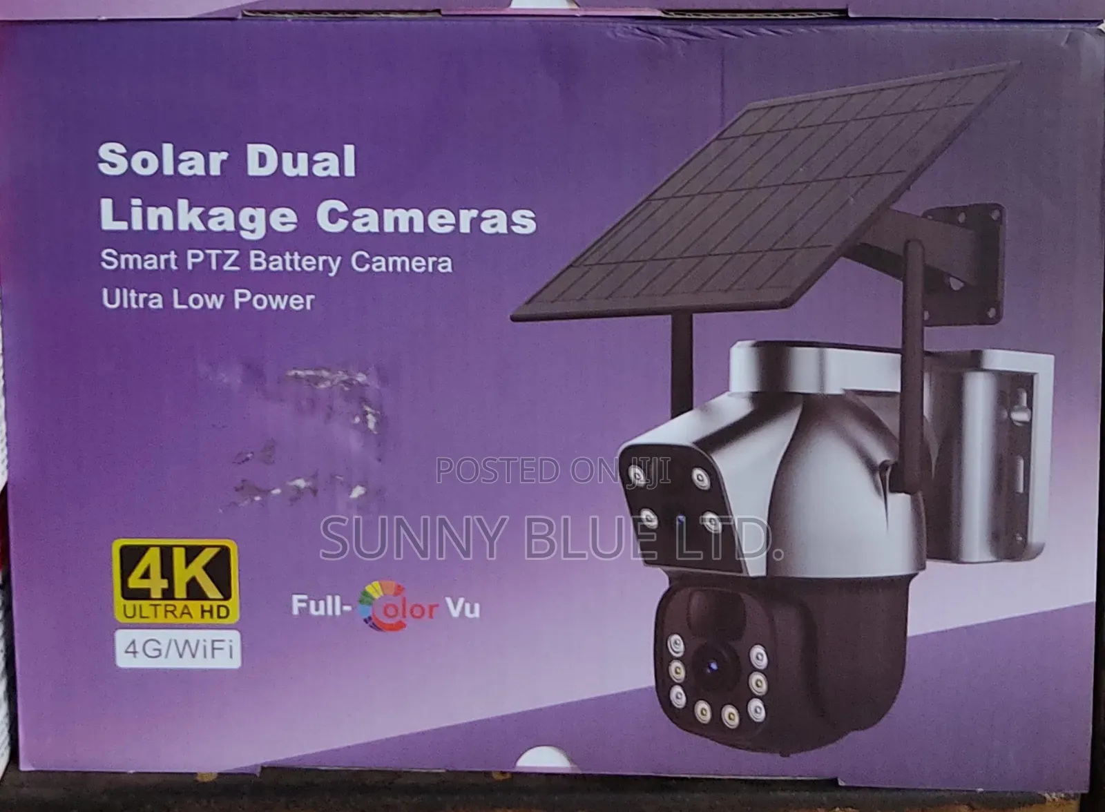 Dual Lens Solar PTZ Camera