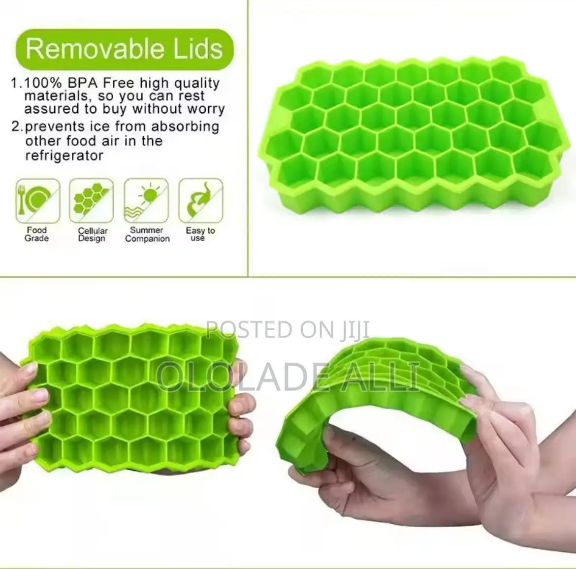 1pcs Honeycomb 37 Lattice Cube Tray