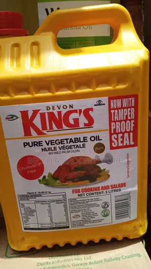 Photo - King's Pure Vegetable Oil 4×5litres