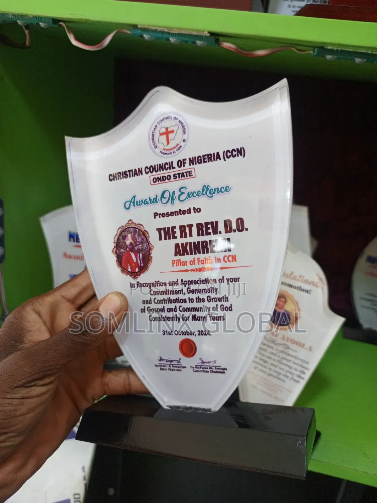 Acrylics Plaques Available