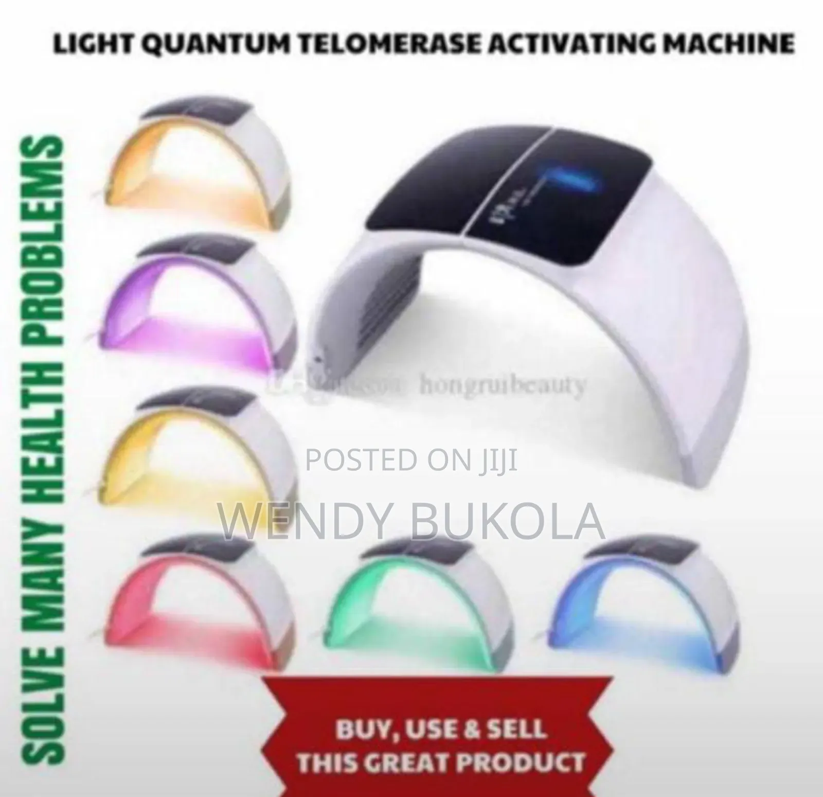 Quantum Light Energy Telomerase Machine