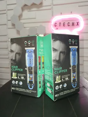 Usb Rechargeable Electric Hair Clipper With LCD Display