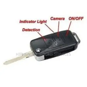 Photo - Black Car Key Spy Camera for Security