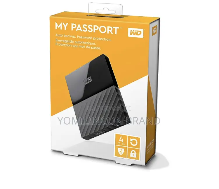 Western Digital 4tb Black - Portable External Hard Drive