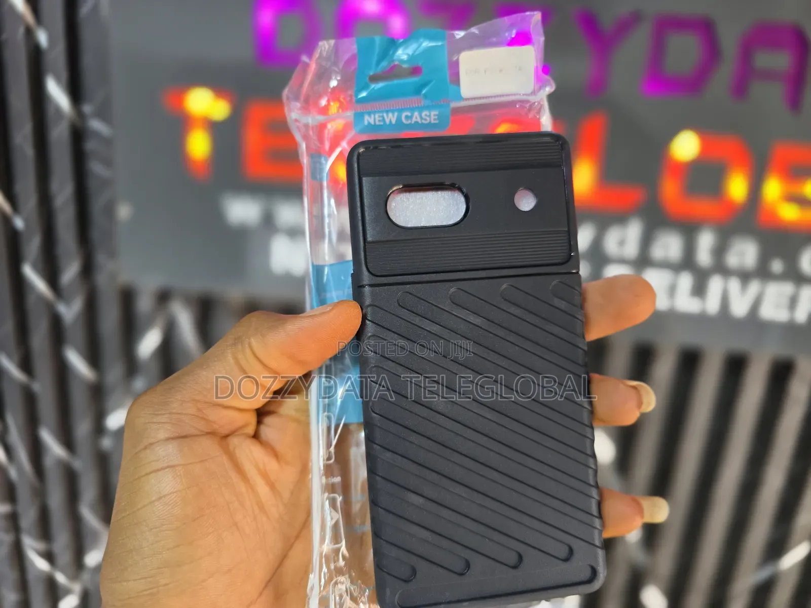 Google Pixel 7a Black Back Phone Case
