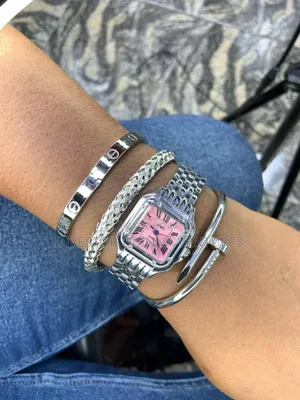 Pretty Watch With Wrist Set