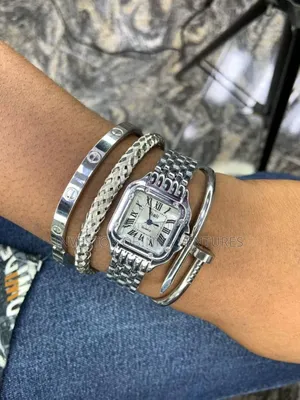 Pretty Watch With Wrist Set