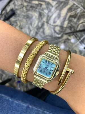 Pretty Watch With Wrist Set