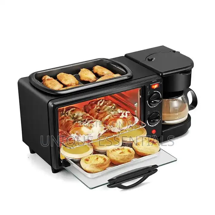 Multifunctional 3in1 Breakfast Maker Wit Temperature Control