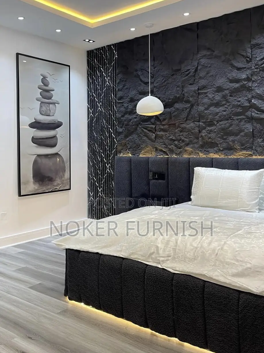 Executive Bed Frame With Back Panel
