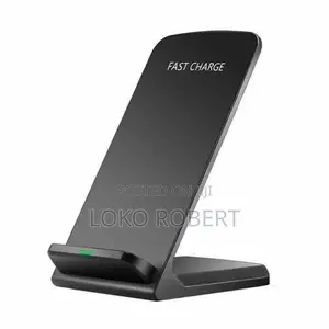 Photo - Wireless Phone Charger iPhone Android Charger Stand (Black)