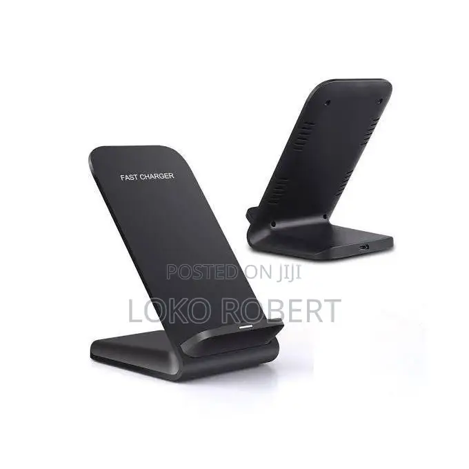 Wireless Phone Charger iPhone Android Charger Stand (Black)