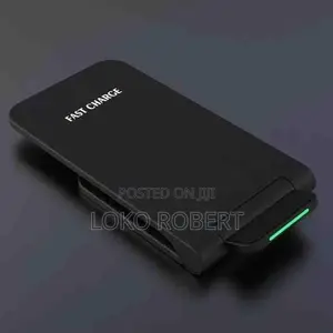 Wireless Phone Charger iPhone Android Charger Stand (Black)
