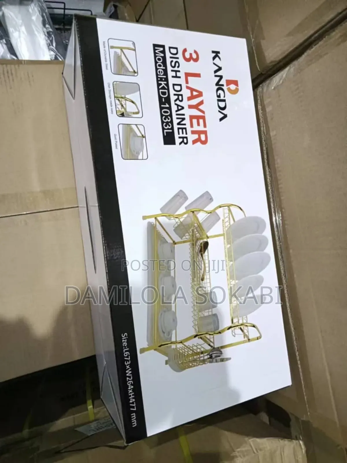 Luxury Golden Plate Dish Rack