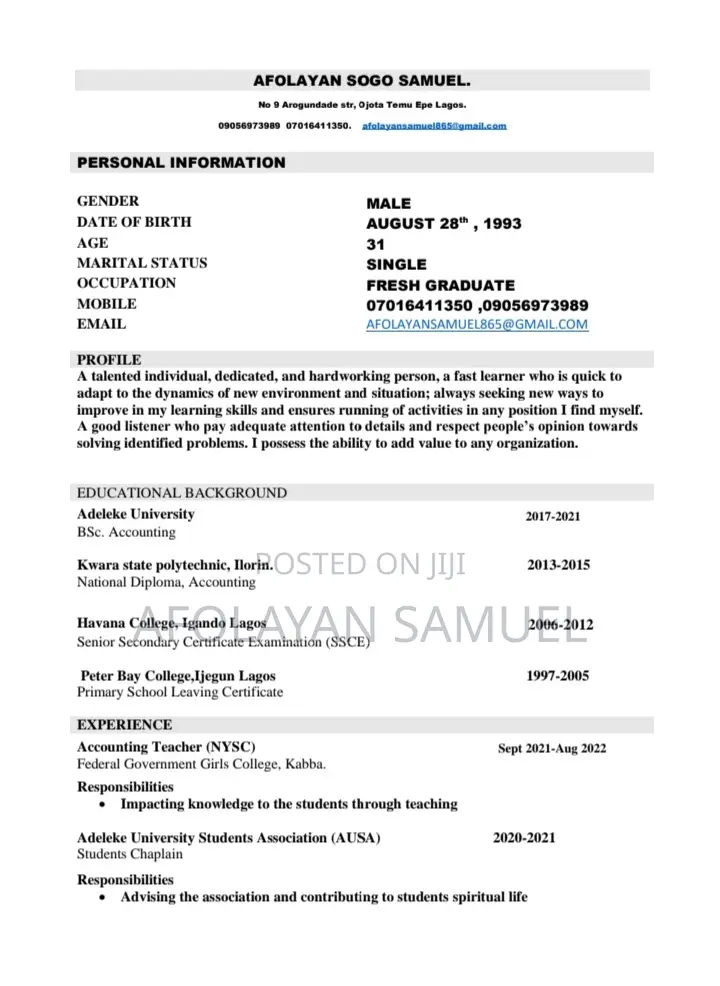 Financial Assistance