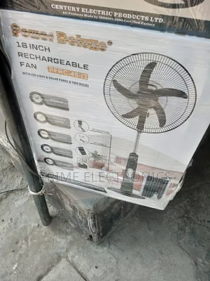 Deluxe Rechargeable Fan 18"