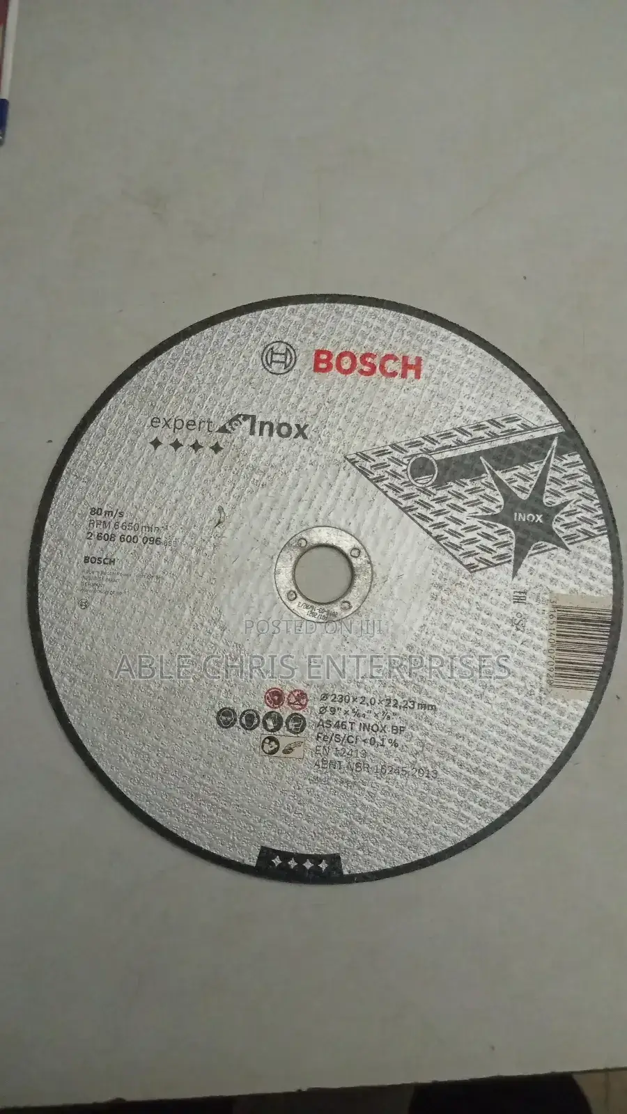 Inox Straight Cutting Disc 230×2mm