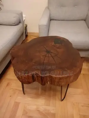 Rustic Live Edge Wooden Table