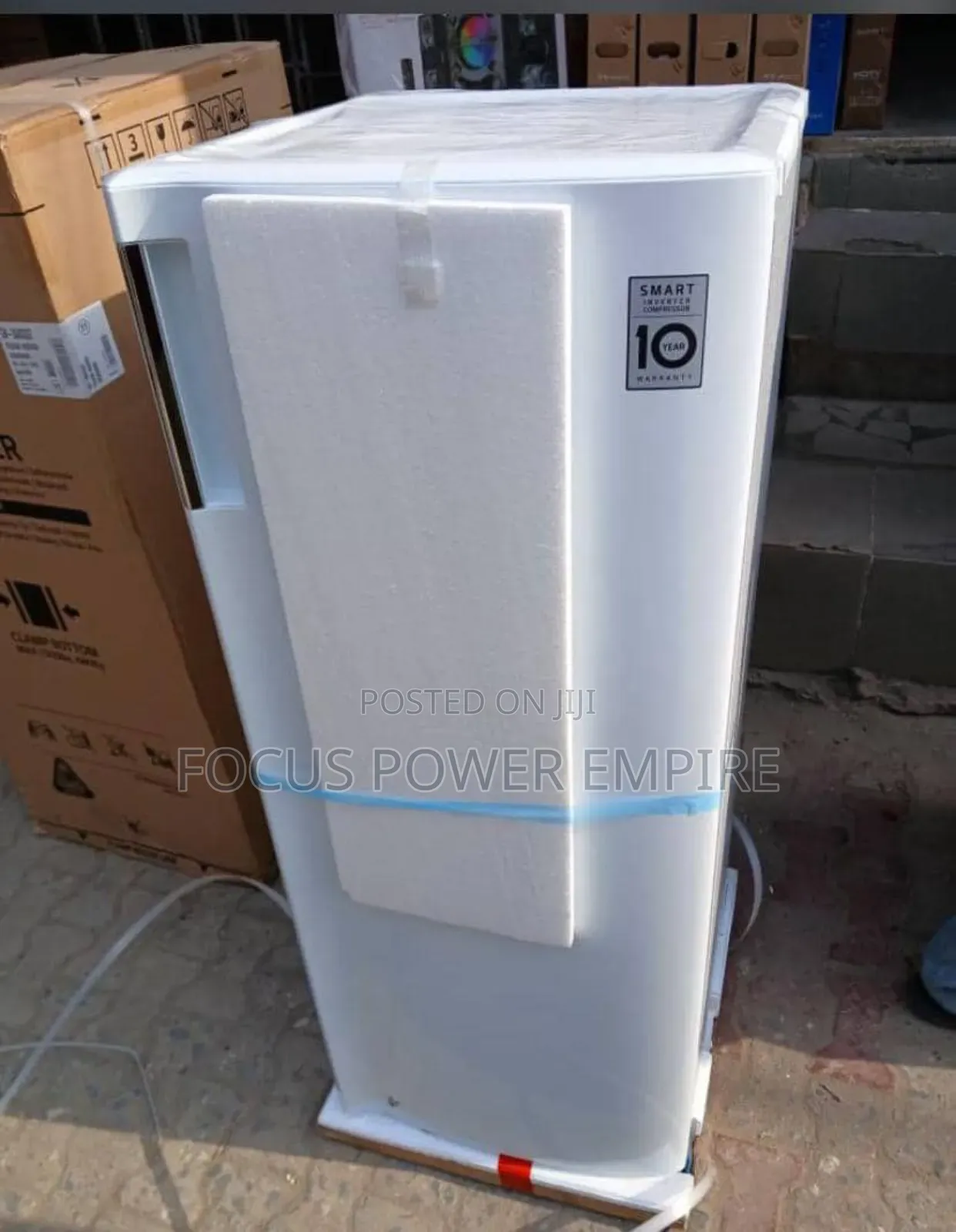 Original Lg Standing Freezer Inverter Smart  Gencool
