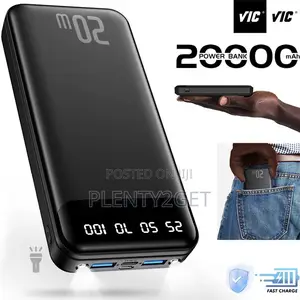 20000mah Power Banks, Portable Charger Ultra Slim Battery