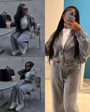 Zara Highwaist Flannel Pant Set  ( Bomber Jacket Pant)