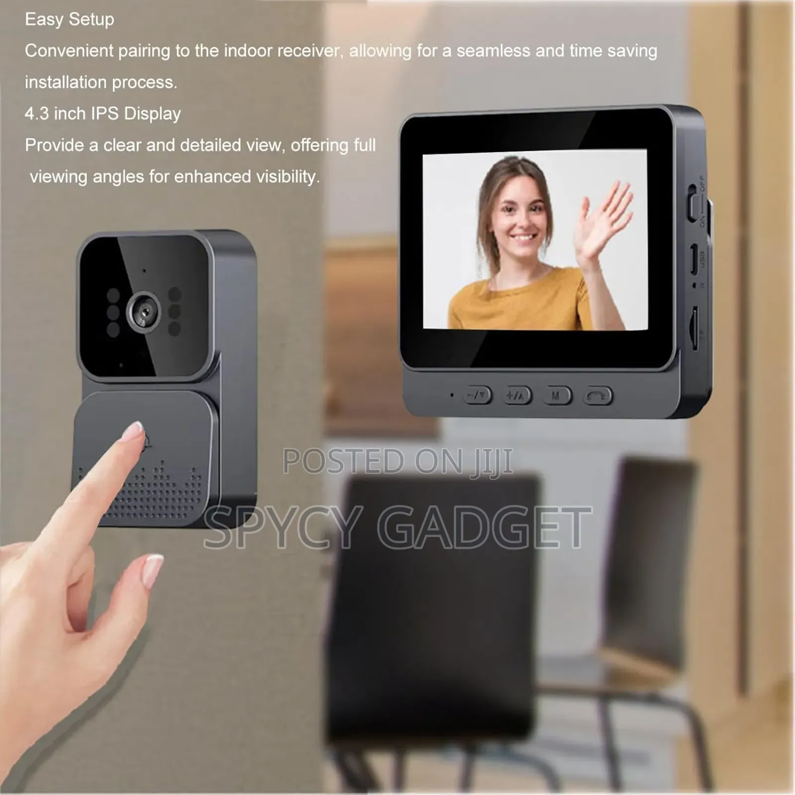 Wireless Smart Home Video Doorbell